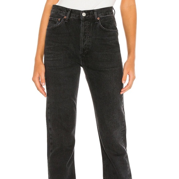 Agolde Lana Straight Jeans in Haywire Wash Women's size 26 - Picture 8 of 16